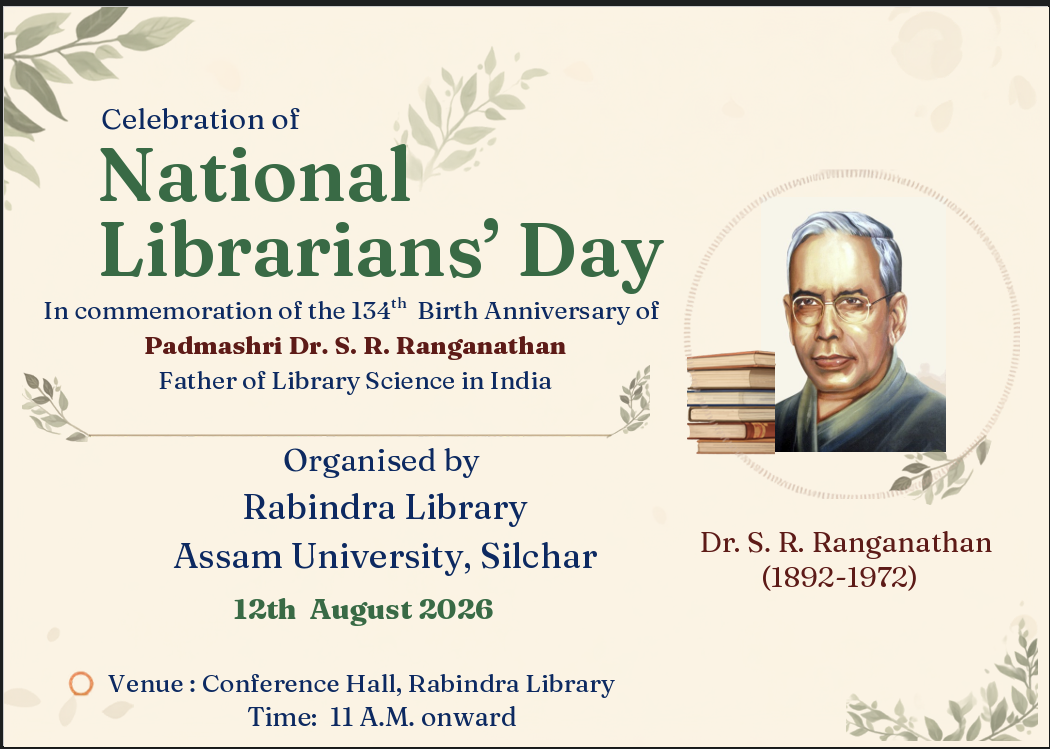 National Librarians' Day — Rabindra Library