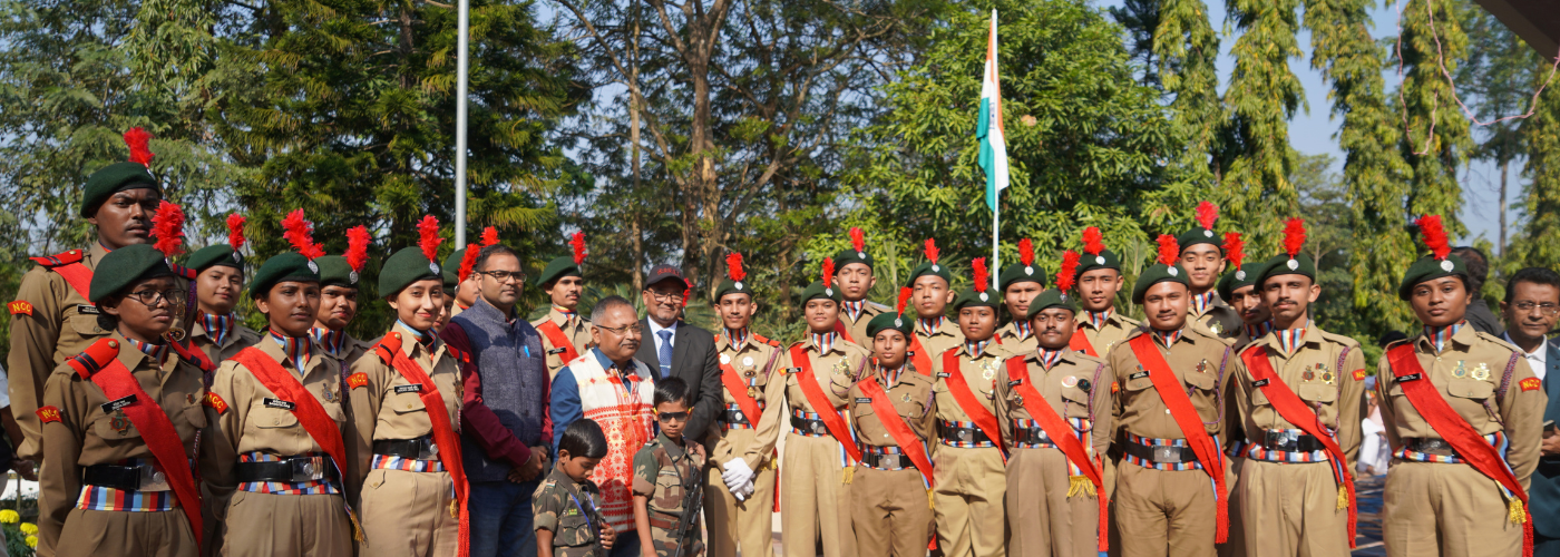 NCC cadets of Assam University