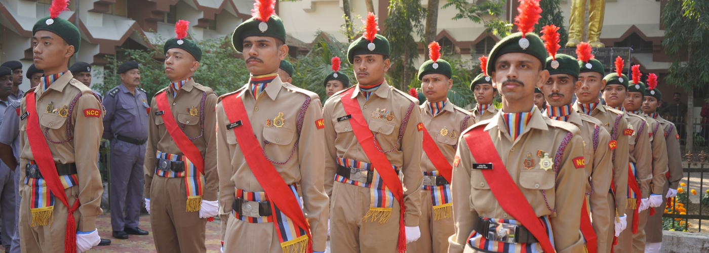 NCC cadets of Assam University